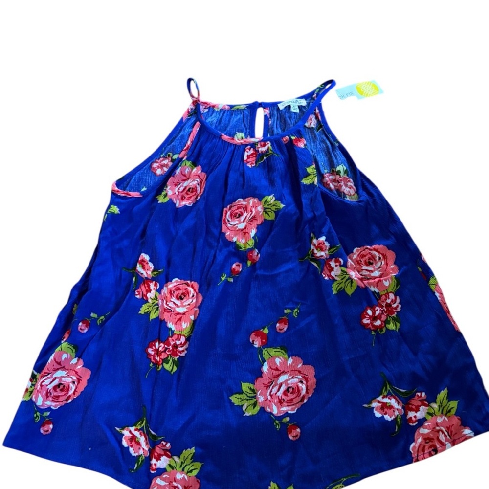 Chenault Girl Blue Edyn Swing Girl’s Tank Size 12 NWT